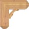 Ekena Millwork Balboa Craftsman Smooth Bracket w/ Offset Brace, Western Red Cedar, 7 1/2"W x 18"D x 18"H BKT0806X18X18BOA04SWR - alternate 4